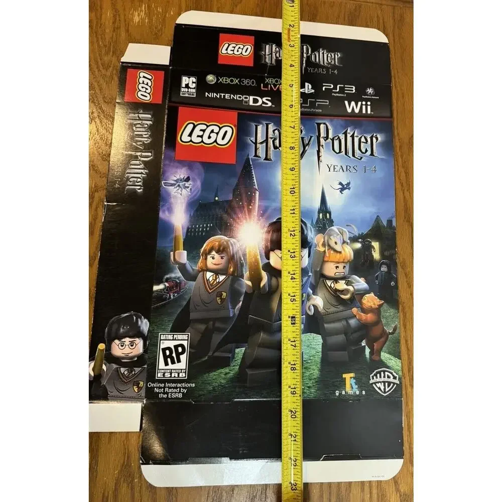 Lego And Xbox Harry Potter Promo Cardboard Box 24”x14”